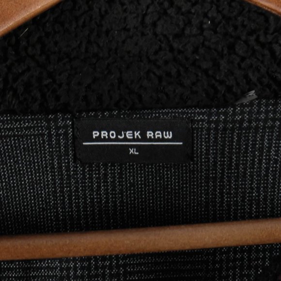 Projek Raw Cable Knit Sweater Mens Extra Large Burgundy Henley Outdoor Preppy - Picture 9 of 10